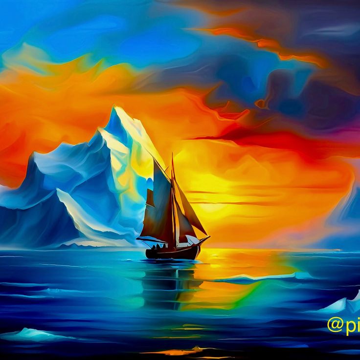 The iceberg and the sailboat 